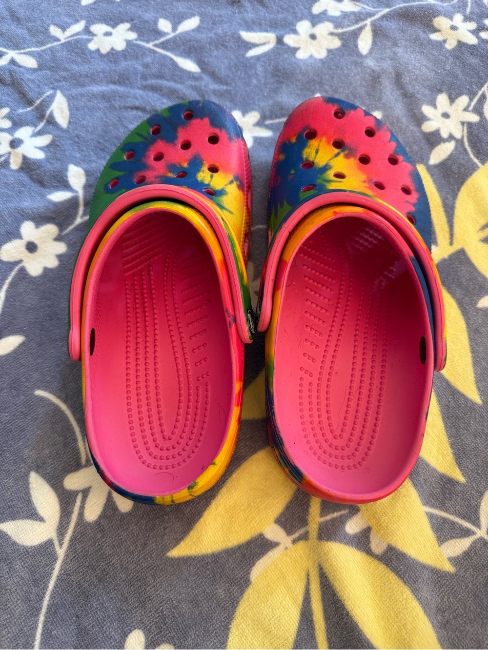 Tie Dye Crocs